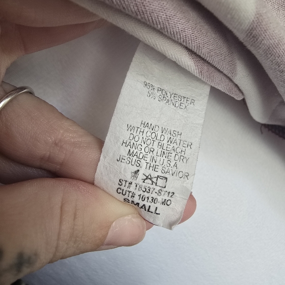 Reborn J Maroon Stripped Long Sleeve Top - Picture 6 of 7